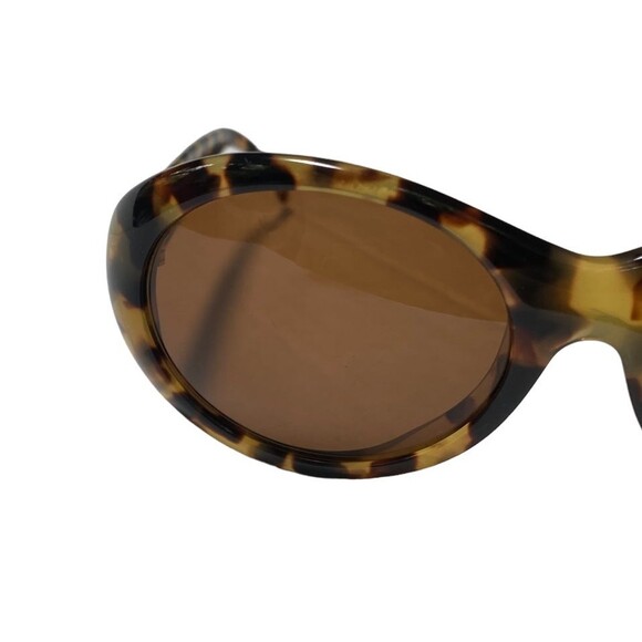 Vintage BENETTON Faux Tortoise Sunglasses Retro Old Money Y2K EUC main image 8